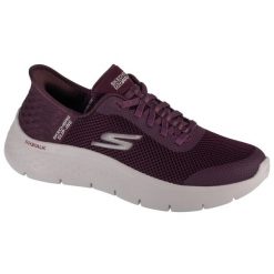 Buty sportowe Sneakersy damskie, Slip-Ins: GO WALK Flex - Grand Entry. Brązowe buty sportowe na co dzień damskie Skechers, bez wzorów, trekkingowe. Za 299.00 zł.