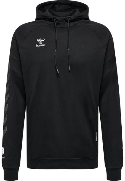 Bawełniana bluza z kapturem Hummel Move Grid. Czarne bluzy sportowe męskie HUMMEL, s, z bawełny. Za 146.50 zł.