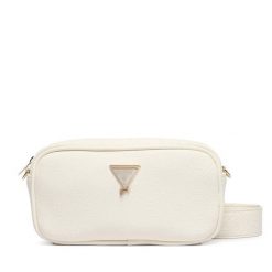 Torebka Guess. Białe listonoszki damskie Guess, z aplikacjami, bez dodatków. Za 284.99 zł.
