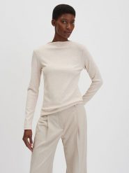 Someday Koszulka w kolorze kremowym rozmiar: 42. Brązowe t-shirty damskie Someday, bez wzorów, bez kołnierzyka. Za 117.99 zł.