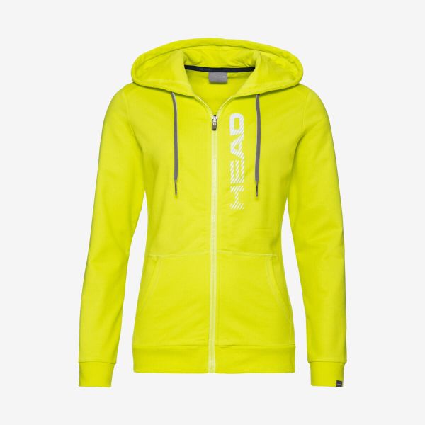 Bluza z kapturem damska Club Greta. Żółte bluzy i bluzki niemowlęce HEAD, bez wzorów, z bawełny, bez ramiączek, z kapturem. Za 242.00 zł.