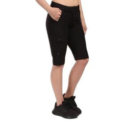Damskie spodenki turystyczne Kilpi Sylane. Czarne szorty damskie Kilpi, bez wzorów, z nylonu, sportowe. Za 215.49 zł.