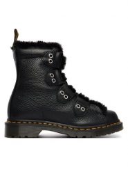 Dr. Martens Trapery 1460 Faux Fur Lined DM31876001 Czarny. Czarne trapery damskie Dr. Martens, ze skóry, bez obcasa. Za 989.99 zł.
