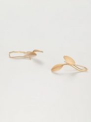 OR ÉCLAT Złote kolczyki "Feuilles satinées" rozmiar: onesize. Żółte kolczyki damskie Or Éclat, złote. Za 717.99 zł.