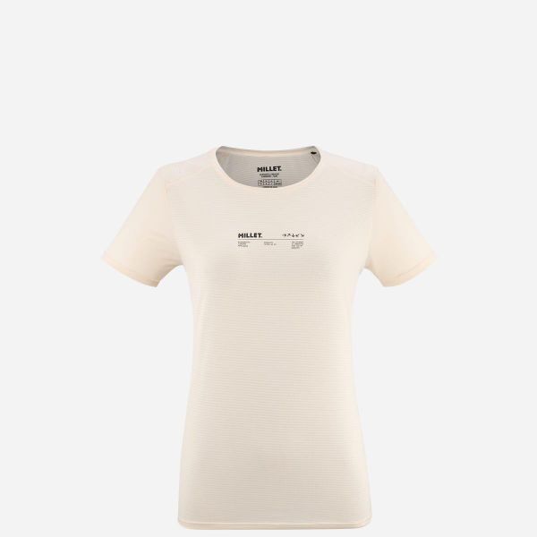 Koszulka damska z krótkim rękawem Millet Intense Essential Ts Ss W active fit. Brązowe topy sportowe damskie Millet, m, bez wzorów, z tkaniny, bez ramiączek. Za 200.00 zł.
