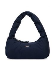 Tommy Jeans Torebka Metal Logo Padded Strap Shoulder Bag AW0AW18583 Granatowy. Niebieskie torebki klasyczne damskie Tommy Jeans, bez wzorów, z jeansu, bez dodatków. Za 369.99 zł.
