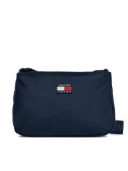 Tommy Jeans Torebka Tjw Daily Shoulder Bag AW0AW17544 Granatowy. Niebieskie torebki klasyczne damskie Tommy Jeans, bez wzorów, z jeansu, bez dodatków. Za 219.99 zł.