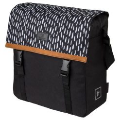 Torba na ramię Agu Nara. Czarne torby męskie na ramię FASTRIDER, bez wzorów, bez dodatków. Za 319.50 zł.