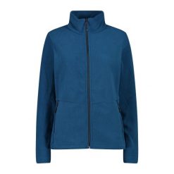 Damska polarowa kurtka turystyczna CMP. Niebieskie kurtki damskie CMP, bez wzorów, z polaru, bez kaptura. Za 355.55 zł.