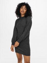 JDY Sukienka dzianinowa 15238237 Szary Loose Fit. Szare sukienki damskie JDY, xxl, bez wzorów, z dzianiny, bez kołnierzyka, bez ramiączek. Za 119.99 zł.