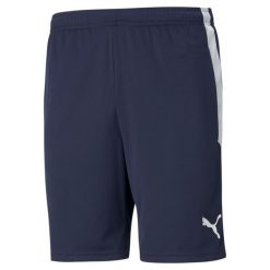 Krótki Puma Team Liga Training. Białe szorty męskie Puma, bez wzorów, z materiału. Za 156.90 zł.