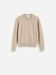 Kaszmirowy sweter - beżowy. Brązowe swetry klasyczne damskie Reserved, l, z kaszmiru, bez kołnierzyka. Za 499.99 zł.