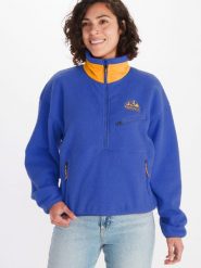 Marmot Bluza polarowa "94 E.C.O." w kolorze niebieskim rozmiar: S. Niebieskie bluzy bez kaptura damskie Marmot, s, z polaru. Za 268.95 zł.