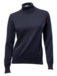 Heine Golf w kolorze granatowym rozmiar: 42. Niebieskie golfy damskie Heine, bez wzorów, z bawełny, bez ramiączek. Za 65.23 zł.