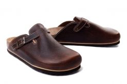 DR. BRINKMANN 600425-2 braun, klapki profilatyczne męskie. Brązowe klapki i japonki męskie Dr. Brinkmann, ze skóry. Za 309.90 zł.