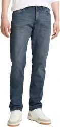 Męskie Spodnie Jeansowe Tom Tailor TTJOSH REGULAR mid stone blue grey denim 1048363 10162. Niebieskie spodnie materiałowe męskie Tom Tailor, bez wzorów, z denimu. Za 189.99 zł.