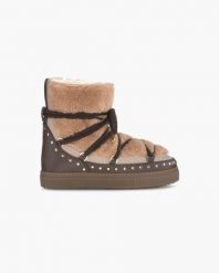 INUIKII CURLY ROCK Śniegowce damskie. Brązowe śniegowce damskie Inuikii, z futra. Za 1,159.99 zł.
