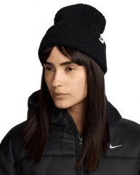 Czapka Nike U NK PEAK BEANIE TC WAF F24 L FZ2123-010. Czarne czapki męskie Nike, bez wzorów, z materiału. Za 99.00 zł.