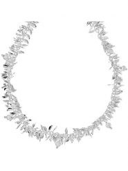 MENTHE À L'O Posrebrzany naszyjnik z elementami ozdobnymi - dł. 45 cm rozmiar: onesize. Szare naszyjniki damskie MENTHE À L'O, posrebrzane. Za 174.02 zł.