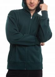 Bluza męska adidas ALL SZN Fleece Full-Zip. Zielone bluzy z kapturem męskie Adidas, m, z bawełny. Za 215.99 zł.