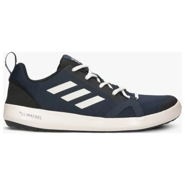 Adidas Terrex Cc Boat buty męskie, granatowy, rozmiar 46 2/3. Niebieskie buty trekkingowe męskie Adidas, na lato, z gumy, bez zapięcia, outdoorowe, adidas terrex, climacool (adidas). W wyprzedaży za 280.49 zł.