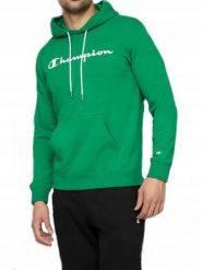 Bluza na co dzień męska CHAMPION z kapturem. Zielone bluzy z kapturem męskie CHAMPION, m, z bawełny. Za 229.00 zł.