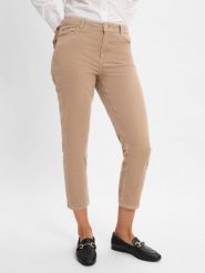 Tommy Hilfiger Spodnie Kobiety Sztruks brązowy, 42. Brązowe spodnie materiałowe damskie Tommy Hilfiger, bez wzorów, ze sztruksu. Za 429.95 zł.