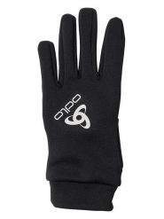 Odlo Rękawiczki funkcyjne w kolorze czarnym rozmiar: L. Czarne rękawiczki damskie Odlo, bez wzorów, z materiału. Za 122.09 zł.