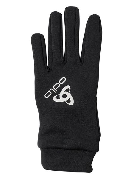 Odlo Rękawiczki funkcyjne w kolorze czarnym rozmiar: S. Czarne rękawiczki damskie Odlo, bez wzorów, z materiału. Za 109.00 zł.