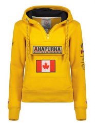 ANAPURNA Bluza "Gymana" w kolorze musztardowym rozmiar: L. Żółte bluzy z kapturem damskie ANAPURNA, l. Za 122.96 zł.