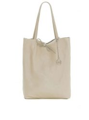 Mia Tomazzi Skórzana torebka w kolorze beżowym - 50 x 10 x 40 cm rozmiar: onesize. Brązowe torebki klasyczne damskie Mia Tomazzi, bez wzorów, z materiału, bez dodatków. Za 229.26 zł.