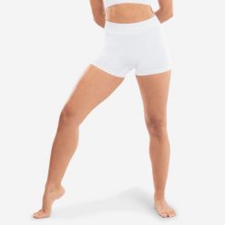 Second Life - Spodenki bokserki sportowe damskie - Stan Dobry. Białe bokserki i panty damskie STAREVER, xs, bez wzorów, z elastanu. Za 36.99 zł.