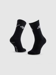 4F Skarpetki długie (2-pack) męskie 4F x Robert Lewandowski - czarne 43-46. Czarne skarpetki męskie 4f, bez wzorów, z bawełny. Za 59.99 zł.
