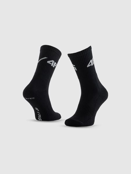 4F Skarpetki długie (2-pack) męskie 4F x Robert Lewandowski - czarne 43-46. Czarne skarpetki męskie 4f, bez wzorów, z bawełny. Za 59.99 zł.