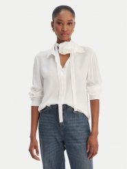 Marella Koszula Calca 2613111061 Biały Regular Fit. Białe koszule damskie Marella, bez wzorów, z acetatu, bez kołnierzyka, bez ramiączek. Za 909.99 zł.