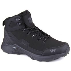 Obuwie Męskie Trekkingowe czarne. Czarne buty trekkingowe męskie bez zapięcia. Za 317.50 zł.