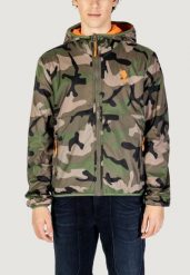 Kurtka Mężczyzna U.S. POLO ASSN. Zielone kurtki męskie U.S. Polo Assn., l, bez wzorów, z poliamidu, sportowe, bez kaptura. Za 255.95 zł.