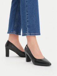 MEXX Czółenka EO-WS3990-01 Czarny. Czarne czółenka damskie Mexx, bez wzorów, bez obcasa. Za 299.99 zł.