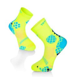 Skarpety kompresyjne do biegania żółte. Żółte skarpetki damskie TRY TO FLY, bez wzorów. Za 67.56 zł.
