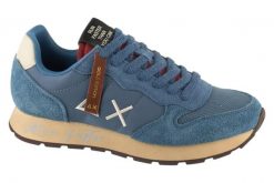 Buty sportowe Sneakersy męskie, Tom Vintage. Niebieskie buty sportowe na co dzień męskie SUN68, z materiału, bez zapięcia, trekkingowe. Za 499.99 zł.