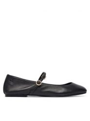 HUGO Baleriny Tylia 50557751 Czarny. Czarne baleriny damskie Hugo, bez wzorów, ze skóry, bez obcasa. Za 699.99 zł.