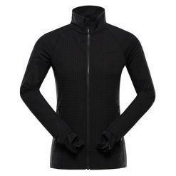 Bluza damska turystyczna szybkoschnąca Alpine Pro Querta 2. Czarne bluzy bez kaptura damskie Alpine Pro. W wyprzedaży za 259.00 zł.