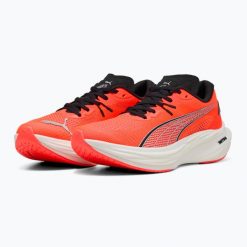Buty do biegania męskie PUMA Deviate Nitro 3. Czerwone obuwie do biegania damskie Puma. Za 738.50 zł.