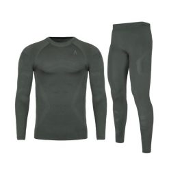 Bielizna termoaktywna męska Alpinus Active Idre Set. Czarna bielizna termoaktywna męska Alpinus, m, bez wzorów. Za 169.00 zł.