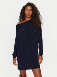 NORMA KAMALI Sukienka codzienna KK2243PLD96951 Granatowy Regular Fit. Niebieskie sukienki damskie NORMA KAMALI, na co dzień, s, bez wzorów, z syntetyku, bez kołnierzyka, bez ramiączek, proste. Za 549.99 zł.
