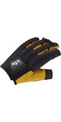 Rękawiczki żeglarskie Pro Gloves, krótkie palce, czarne. Czarne rękawiczki damskie GILL, bez wzorów. Za 264.55 zł.