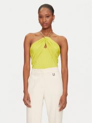 Marciano Guess Top 5GGP06 6259A Zielony Regular Fit. Zielone topy damskie Marciano Guess, s, z aplikacjami, z syntetyku, bez kołnierzyka. Za 359.99 zł.