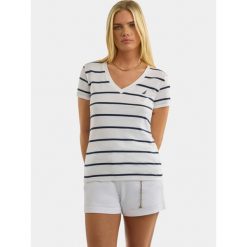 T-shirt damski Nautica Hosta. Białe t-shirty damskie Nautica, xl, bez wzorów, bez kołnierzyka. Za 179.00 zł.