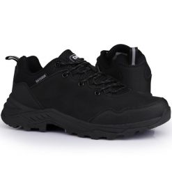 Buty męskie trekkingowe DK TRAIL. Czarne buty trekkingowe męskie DK, bez zapięcia. Za 159.00 zł.