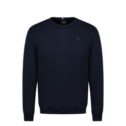 Bluza Le Coq Sportif Essentiels T/T N°1. Niebieskie bluzy bez kaptura męskie Le Coq Sportif, s, z materiału. Za 362.00 zł.